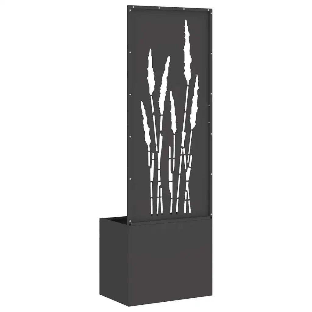 Schermo per privacy in giardino Traforo Nero 50 x 150 cm 876462