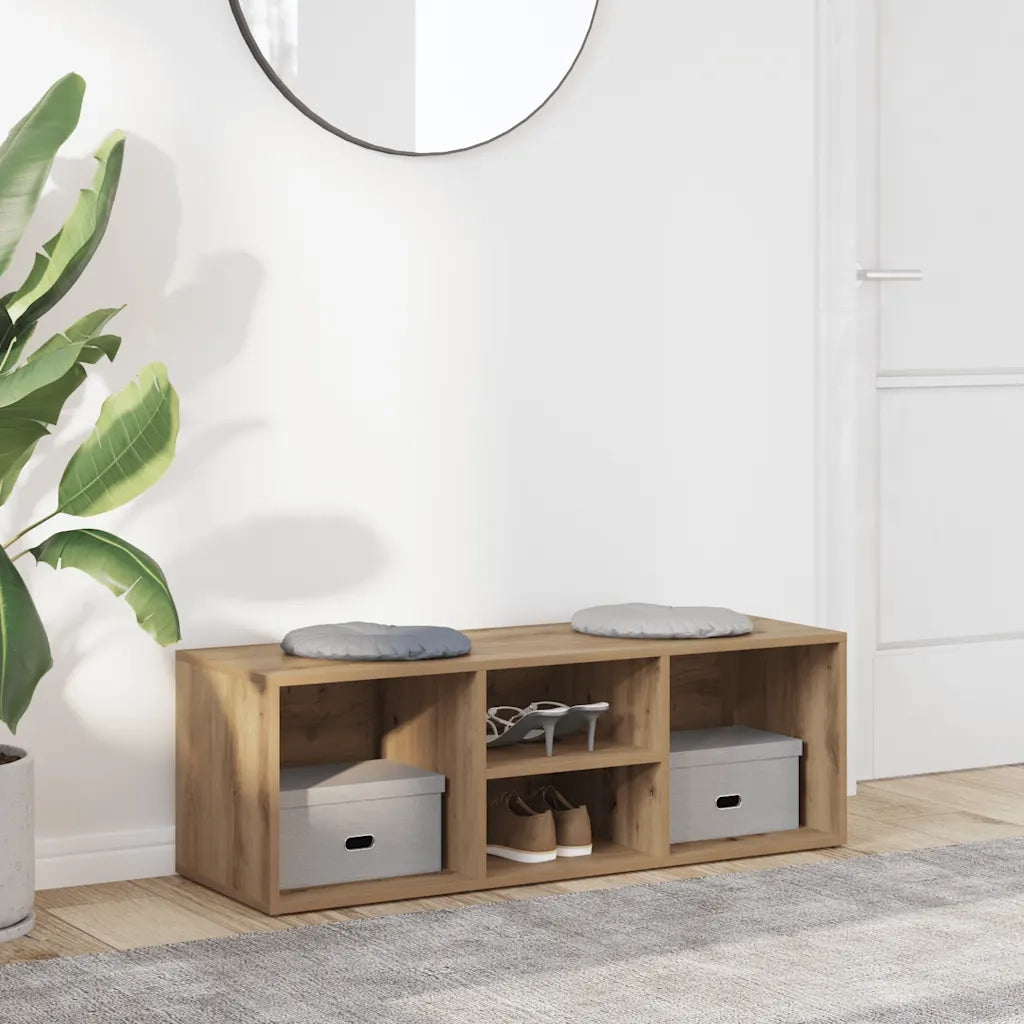 Scarpiera | Mobile per scarpe Rovere Artigianale 105x35x35 cm in Legno Multistrato