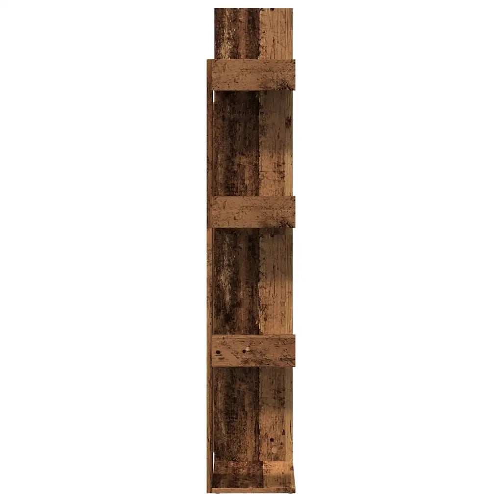vidaXL Libreria Legno Antico 48x25,5x140 cm in Legno Multistrato