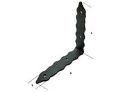 GIUNZIONE ORNAMENTALE A SQUADRA ART.376- - mm.42x200h. - spessore mm.5,5 - 3 pezzi