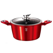 Berlinger Haus BH-1256 Vaso rivestito in granito rosso metallizzato da 20 cm