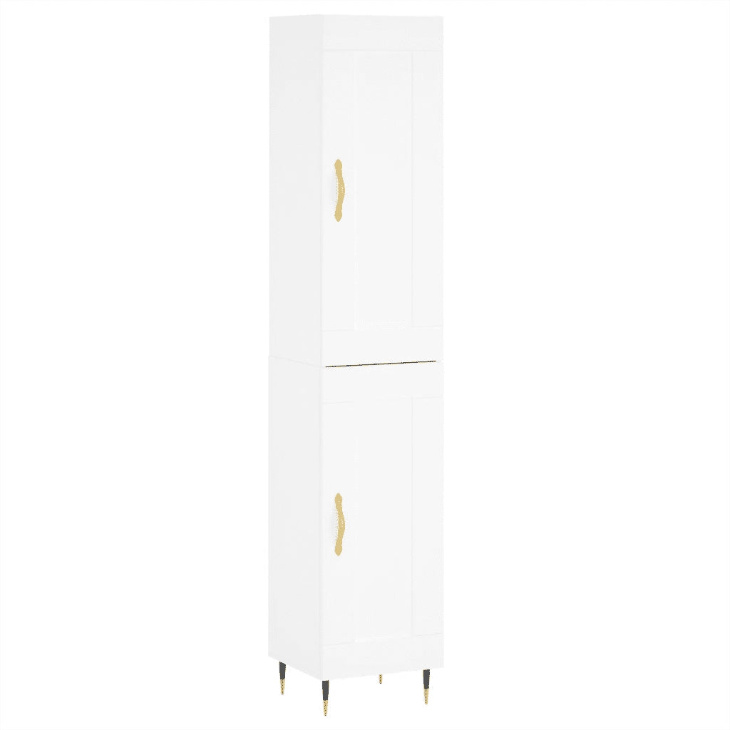 Credenza Bianca 34,5x34x180 cm in Legno Multistratocod mxl 107561