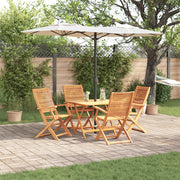 Set da Pranzo da Giardino  5 Pezzi - Legno Massello di Acacia