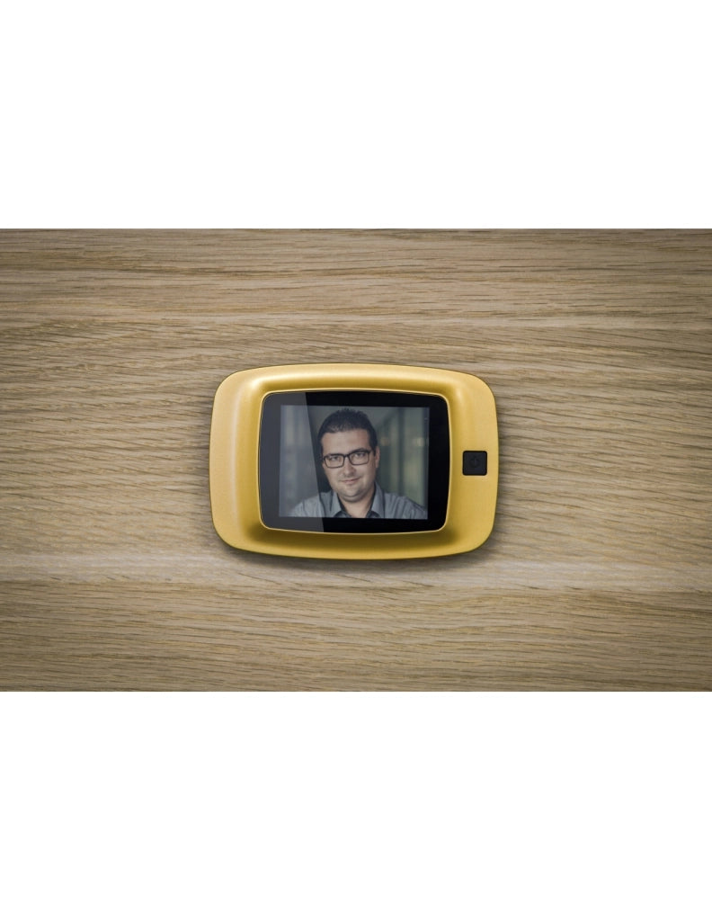 Spioncino, visore video digitale 105°, oro - THIRARD
