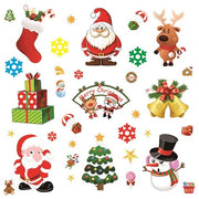 Decorazioni per finestre a tema natalizio - 10 fogli - Decorazioni per parete - Decorazioni per finestre - Facili da applicare - Alta qualità PVC