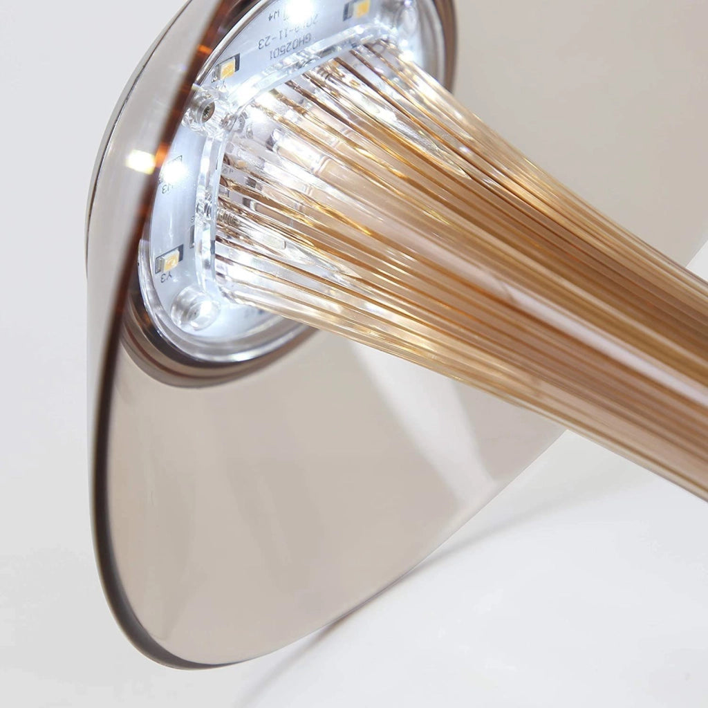 ZMH Lampada da tavolo LED Dimmabile Moderna USB 3 Livelli di Luminosità Rosa Oro da Comodino