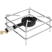 FORNELLONE A GAS IN ACCIAIO CROMATO 30x30 cm