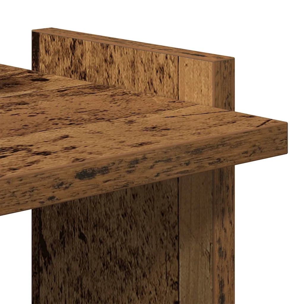 Libreria a 3 Ripiani Legno Vecchio 60x30x120 cm in Truciolato 860272