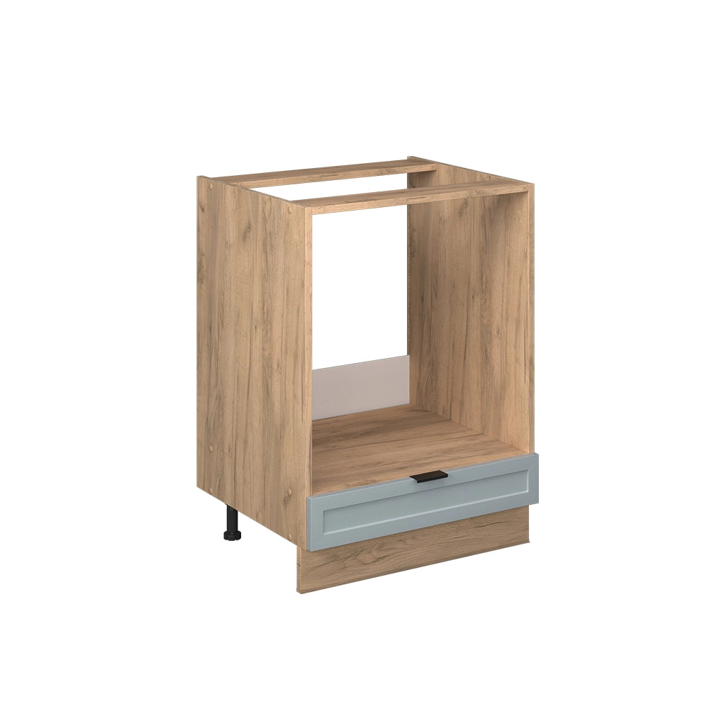 Vicco Mobile per forno da incasso Blu-grigio chiaro 60 cm senza piano di lavoro