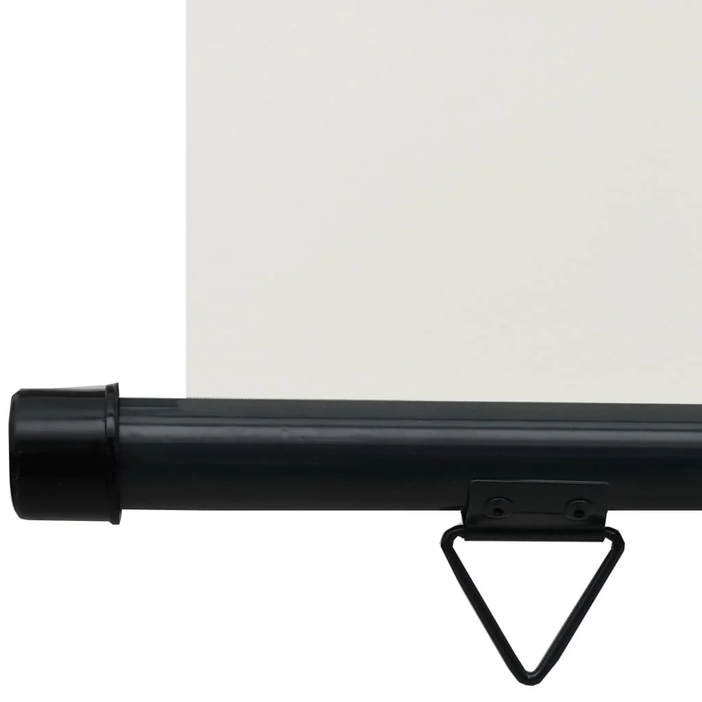 Tenda da sole laterale retrattile/schermo privacy per patio giardino terrazza balcone 80 x 250 cm crema 02_0007039