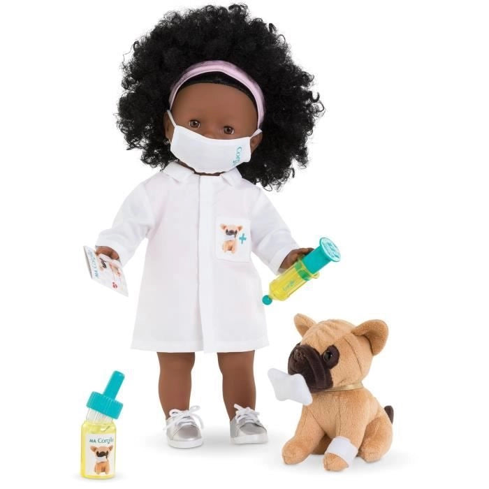 Accessori per bambole - COROLLE - Kit da gioco veterinario - Per bambola da 36 cm - 6 accessori - Dai 4 anni in su