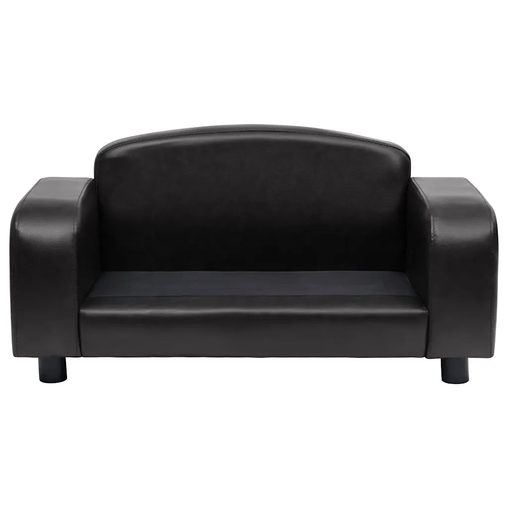 Divano per Cani Nero 80x50x40 cm in Similpelle 170965