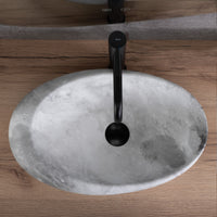 Lavabo Da Appoggio Rea Roxy C Stone L. Grey