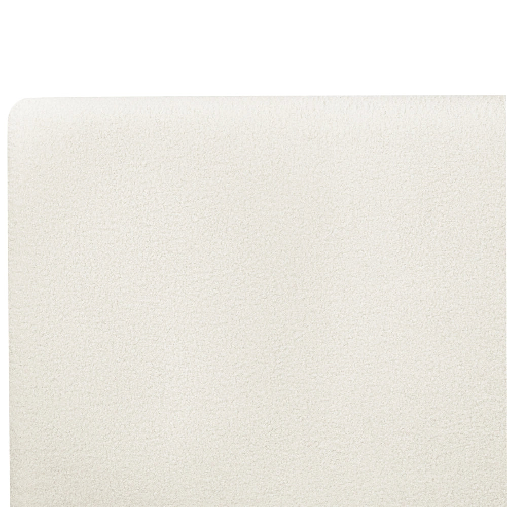 Letto stile Giapponese moderno 180 x 200 cm Comodini Laterali Marrone Testiera Boucle
