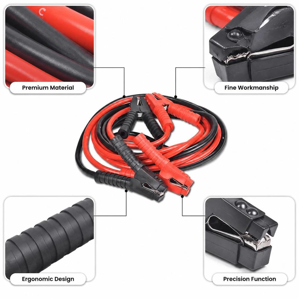 Jump Start Cables, 2 Pcs., 1500 A