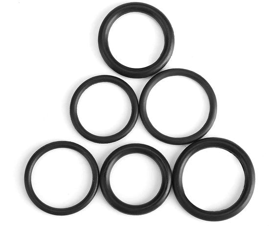 Kit di O-Ring in gomma per impianti idraulici - Assortimento di sigillanti in 18 misure.