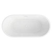 Vasca Da Bagno Freestanding In Acrilico Olivia 170 Copritappo nero