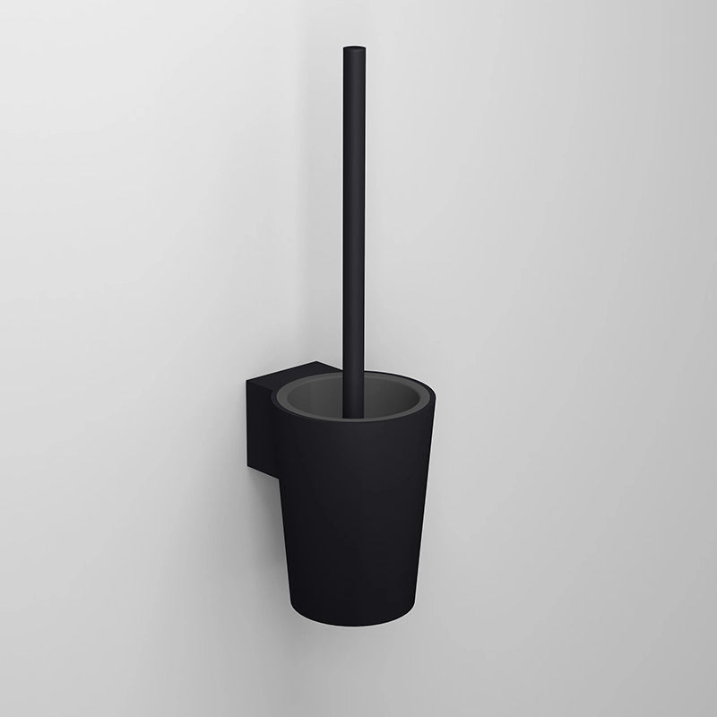 PORTASCOPINO DA MURO KOOKY- Nero  cm 12,2 x h.42,2 x 14,2- KOEMO- pezzi 1