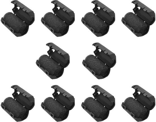 Filtro di Filamento 10 pezzi - Accessori per Stampante 3D - Pulitore Antistatico - Gomma Spugnosa - Utilizzo Universale - Alta Densità