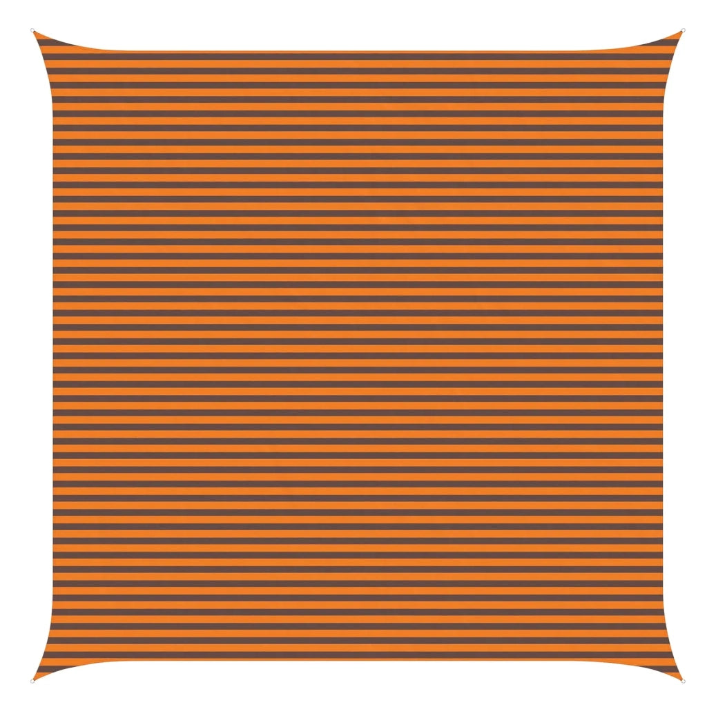 Vela da ombra solare Arancione e Marrone 6 x 6 m