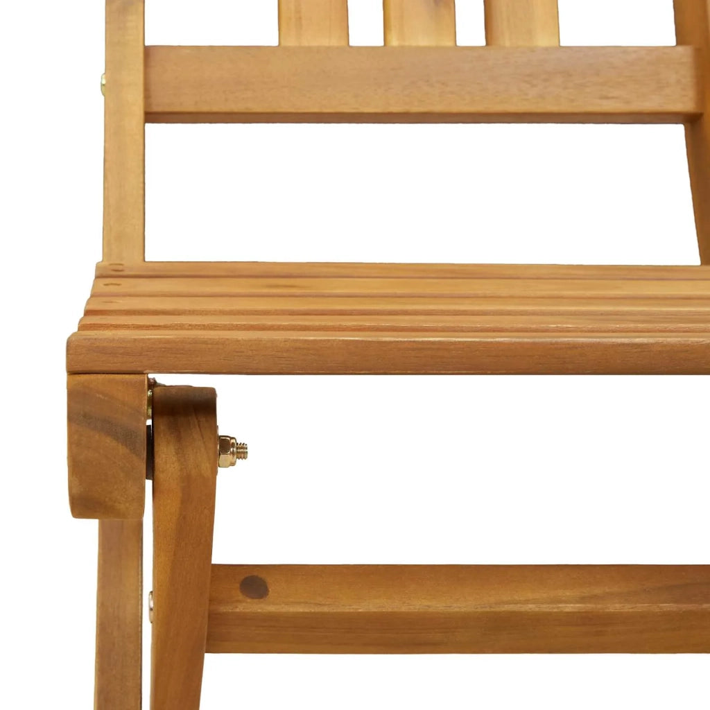 Sedie Bistro da Giardino 4 pcs Naturale 40 x 42 x 85 cm 42028101