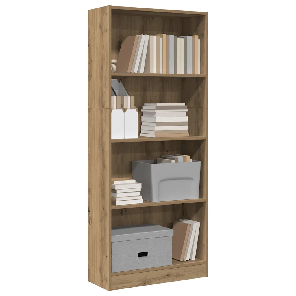 Libreria Rovere Artigianale 60x24x143 cm in Legno Multistrato 857820