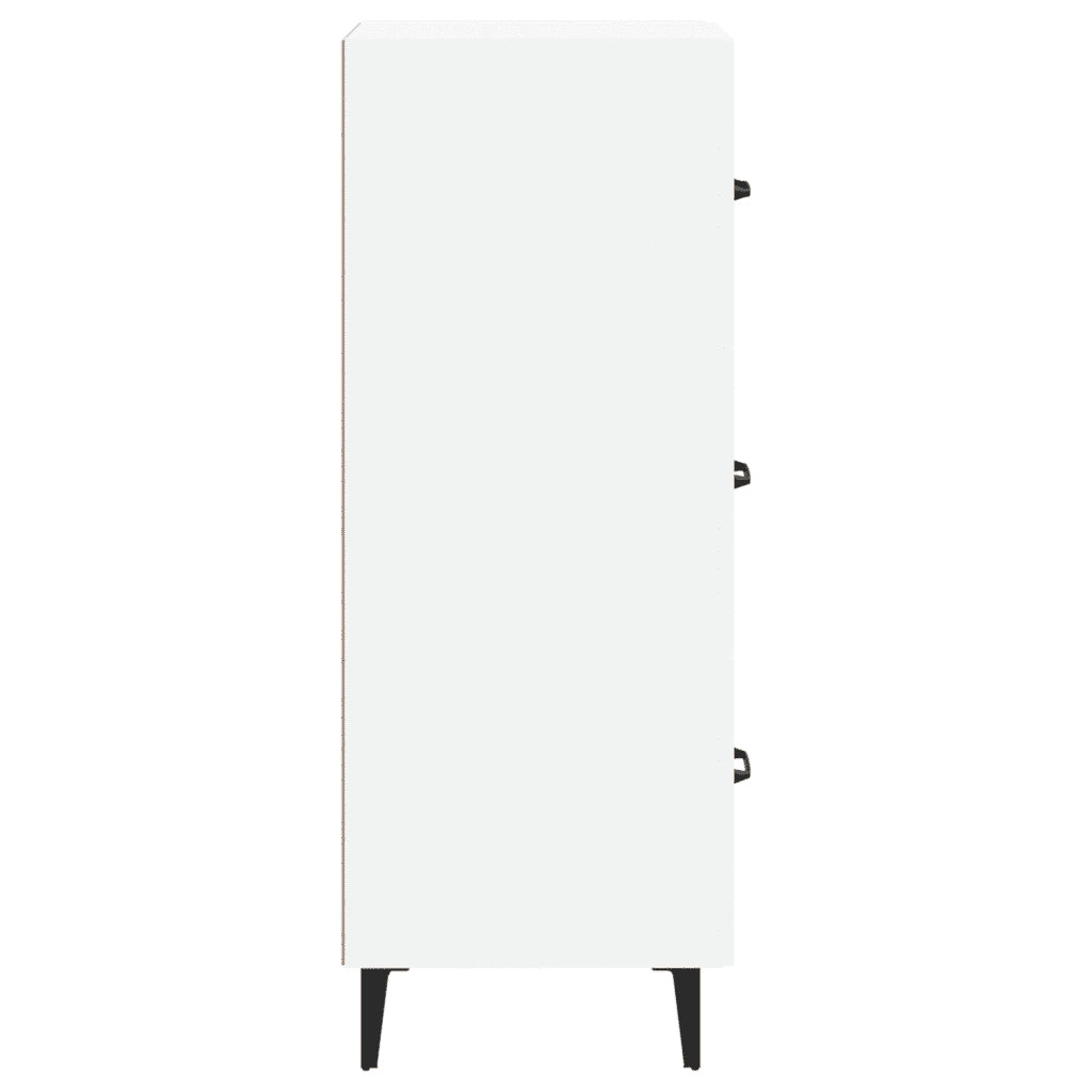 Credenza | Madia | Buffet da pranzo | Armadio da pranzo Bianca 34,5x34x90 cm in Legno Multistrato
