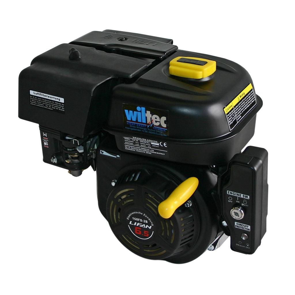 LIFAN 168 Motore benzina 4 tempi, 1 cilindro OHV, 4,8kW 6,5 CV 19,05mm 196 ccm Avviamento elettrico