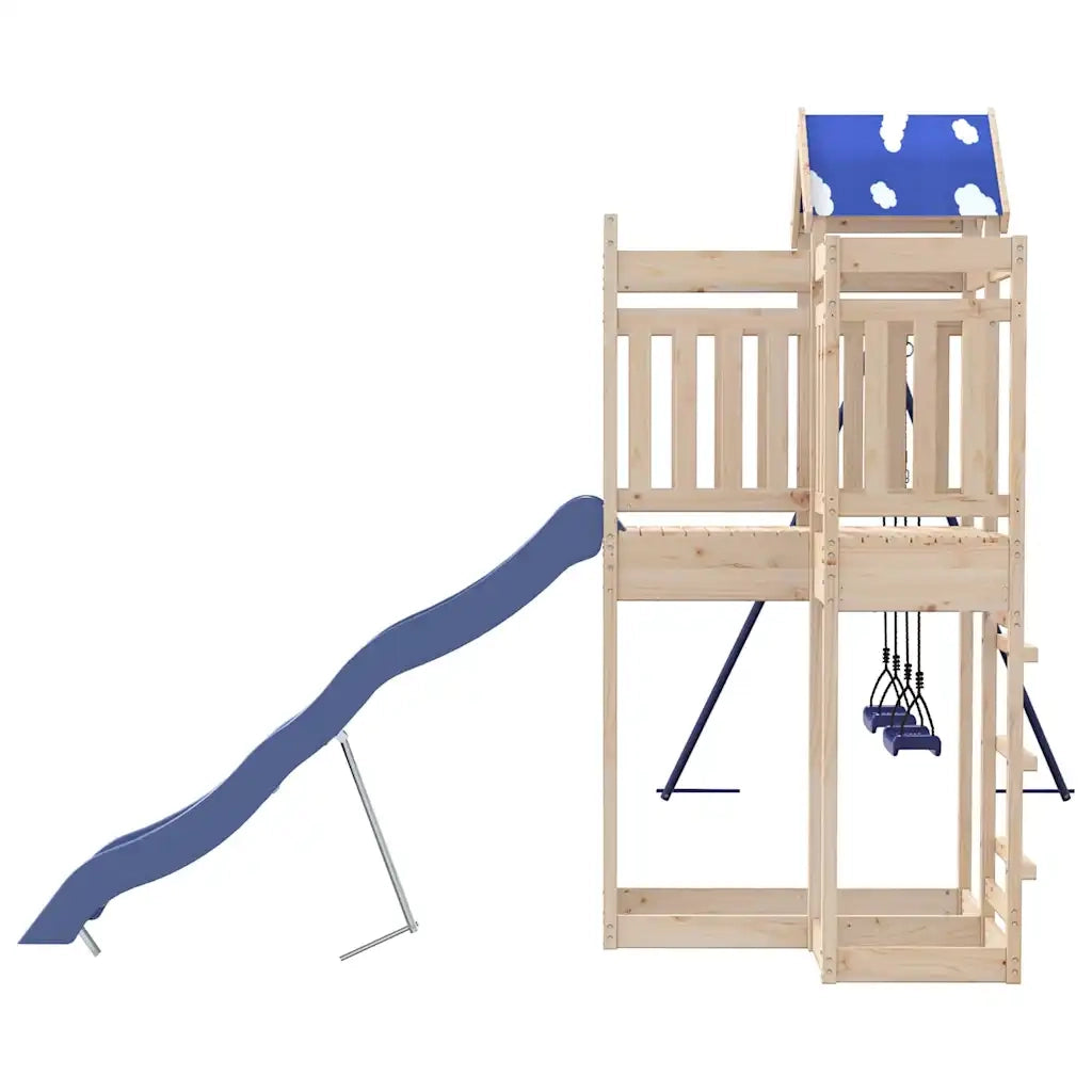 Set da Gioco da Esterno in Legno Massello di Pino 3279001