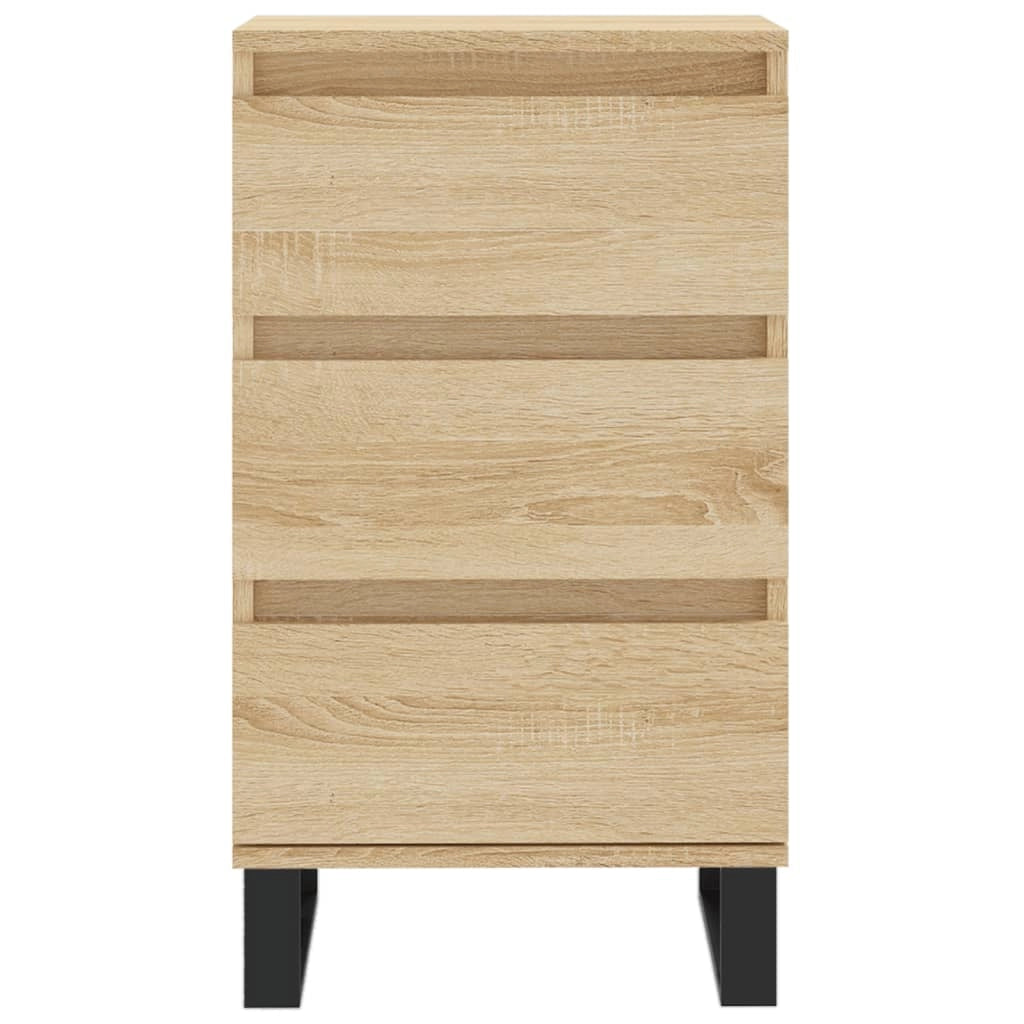Buffet credenza cassettiera armadio mobile contenitore organizer cucina soggiorno rovere Sonoma 40 x 35 x 70 cm legno ingegnerizzato marrone 02_0031560