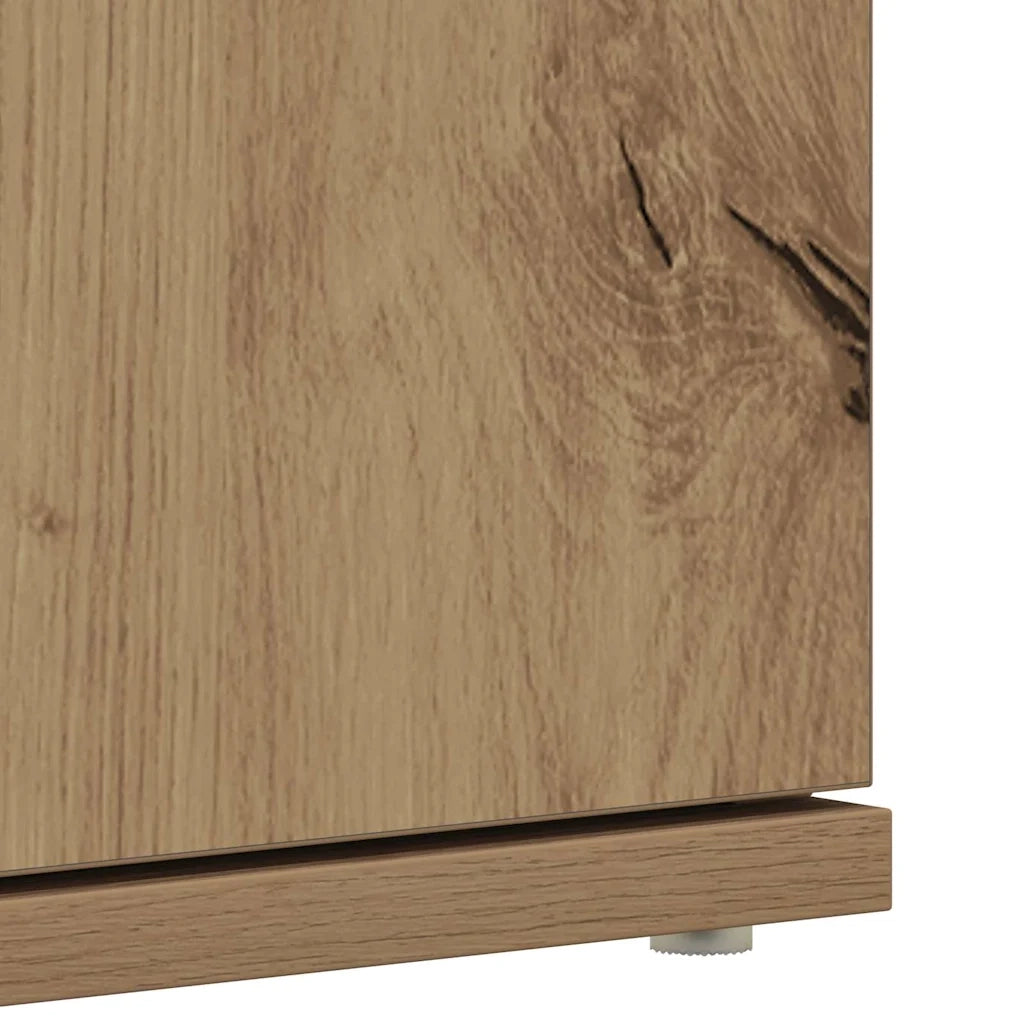 Mobile per scarpe con porta-Scarpiera Rovere artigianale 80 x 39 x 178 cm