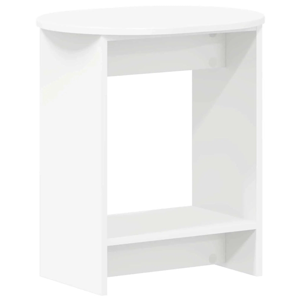 Tavolo laterale Bianco 50 x 39,5 x 55 cm Legno ingegnerizzato 899852