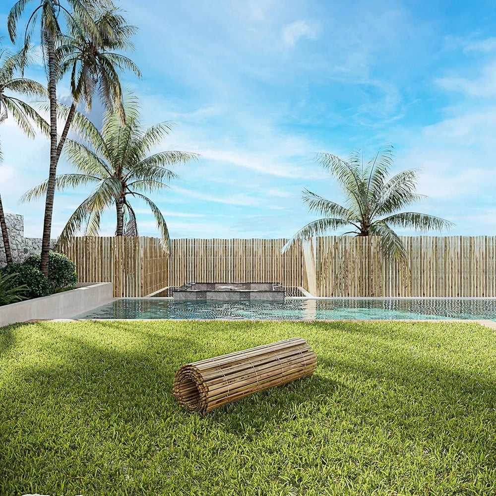 Trade Shop - Arella Canniccio Recinto Di Cannette Bambù Spaccato 3x1mt Giardino Terrazza Ombra 017849 -