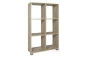 LIBRERIA IN MDF ROVERE CON SEI RIPIANI MISURE: 60X24X98 CM