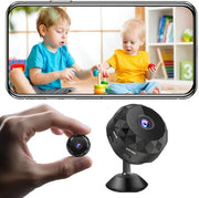 Mini Camera WiFi 2K - Viso Nascosto - Senza Fili - Per Interno, Esterno, Animali e Bambini