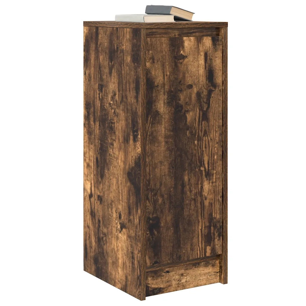 Credenza Rovere Fumo 29,5x34x76 cm in Legno Multistrato 861611