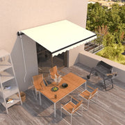 Tenda da Sole Retrattile Automatica 350x250 cm Crema 3069087