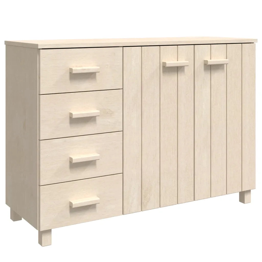 Credenza Miele 113x40x80 cm in Legno Massello di Pino