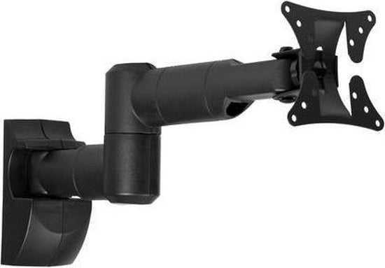 Supporto per Parete per TV con Braccio Oscillante per 19''-28' 71,1 cm (28") Nero