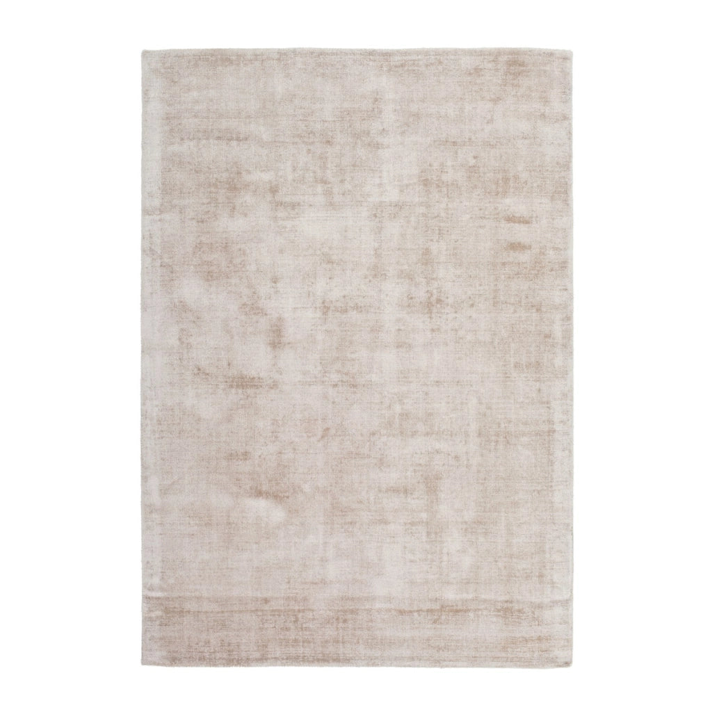 Tappeto Luxury 100 in viscosa avorio e taupe 120x170 cm