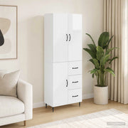 Set di armadi 2 pz Bianco Lucido Legno ingegnerizzato 3416659