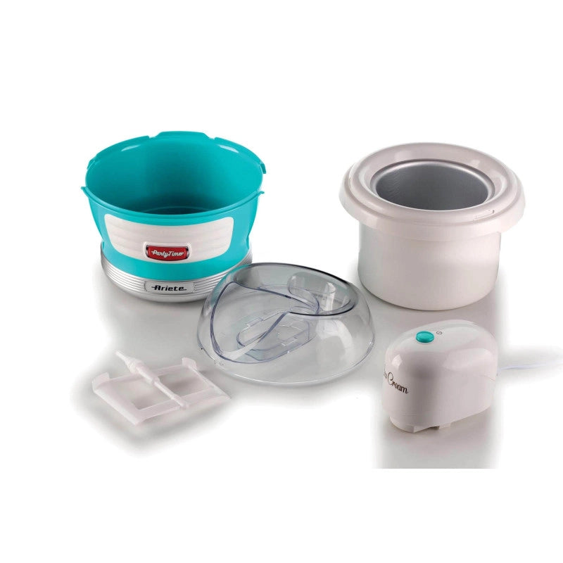 Macchina per fare il gelato 12W, capacità 1,5L, tempo preparazione 30 minuti - Azzurro