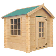 Casetta per Bambini - L111xL114xA121cm/0,9 m2 - Timbela M570Z-1 (tetto verde)