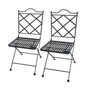 Set 2 sedie Taormina pieghevoli cm 90x41,5