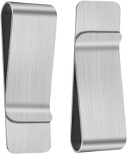 Cassetti per Banconote in Acciaio Inossidabile Premium - 2 Pack - Porta Documenti, Carte di Credito e Visite