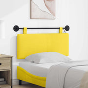 Testiera sospesa Con luce LED Giallo Chiaro Tessuto in Cords