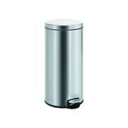 Pattumiera a pedale Vigor, inox 30 litri, 29x65h cm