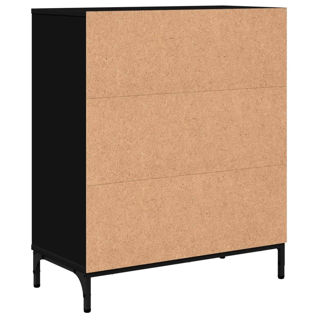 Credenza Nero 69,5 x 33 x 82 cm Legno multistrato 883425