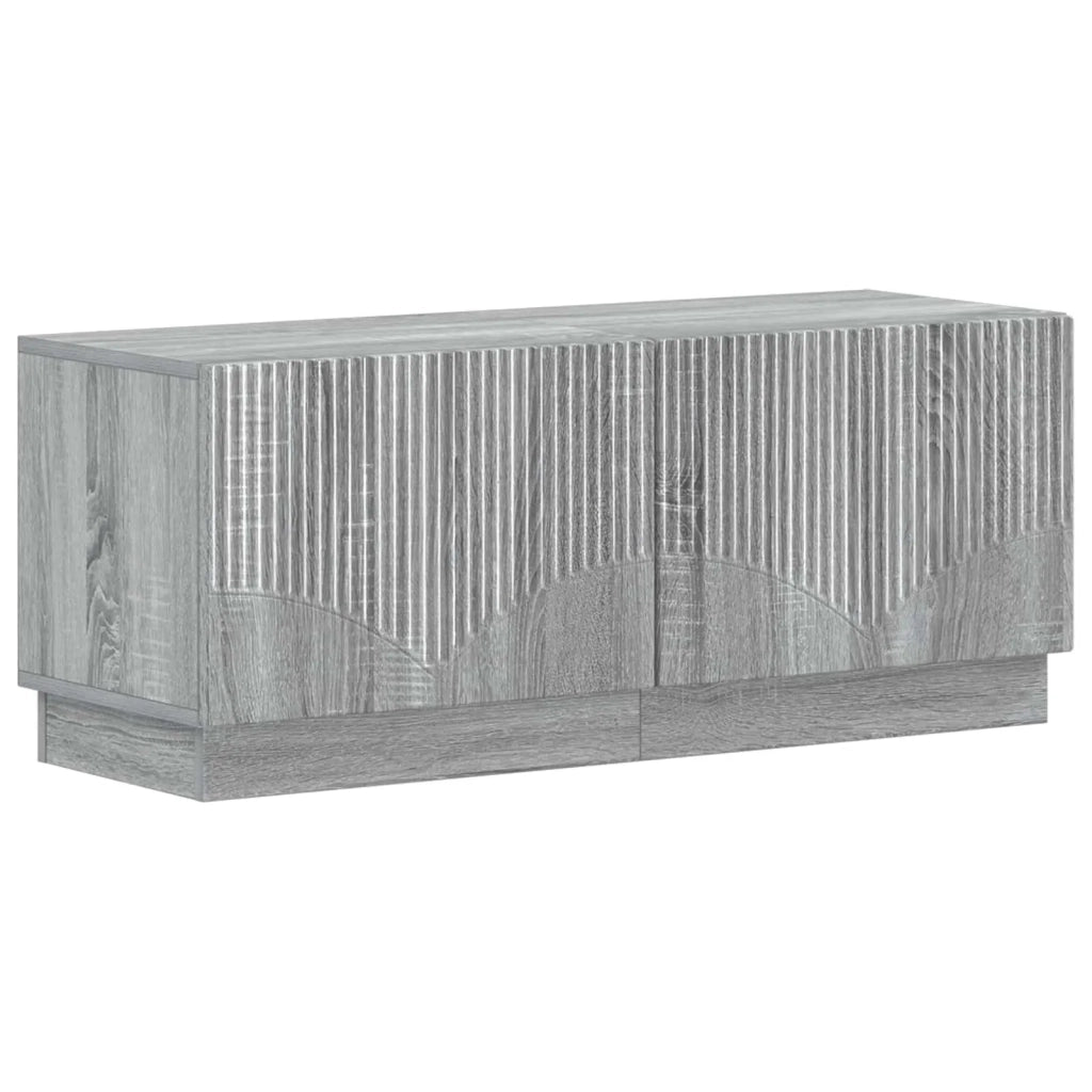 Mobile TV LED a 5 pezzi Sonoma grigio Legno ingegnerizzato 3416848