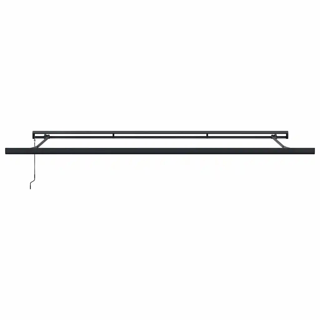 Tenda Retrattile Antracite e Bianca 4,5x3 m Tessuto e Alluminio 3216131